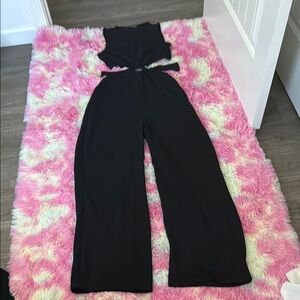 Entro Black Jumpsuit Sleek and Versatile